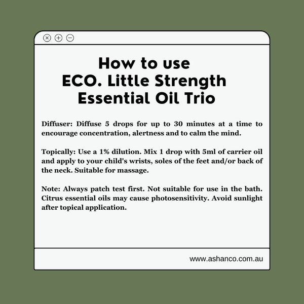 ECO. Little Strength Essential Oil Trio 3