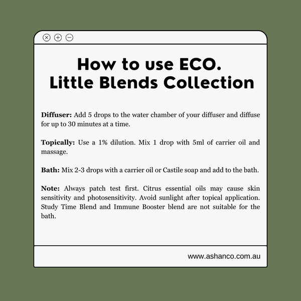 ECO. Little Calm & Focus Essential Oil Trio 3