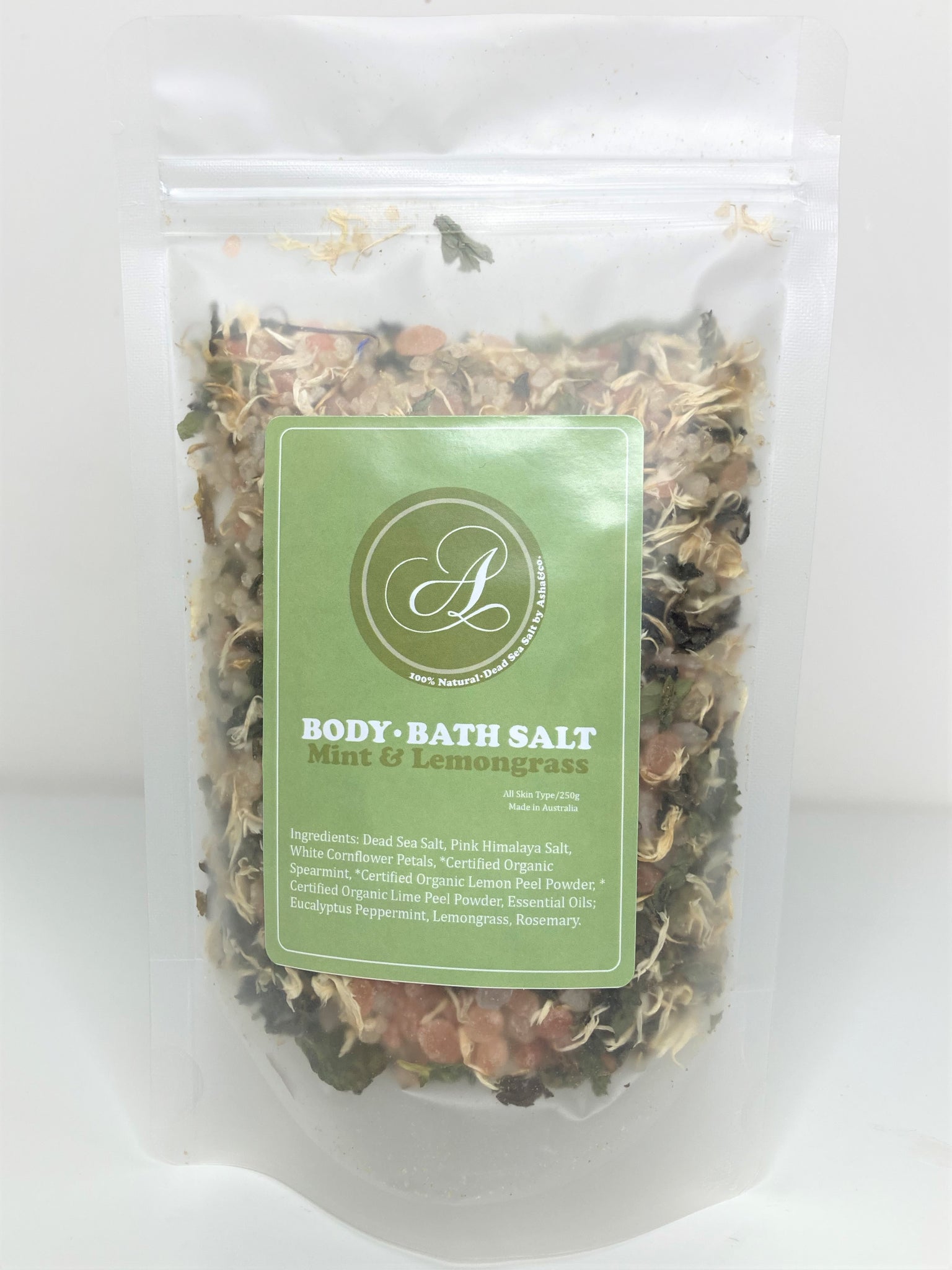 Mint & Lemongrass Bath Soak 250G