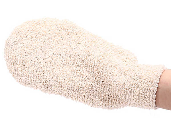 Natural Mitt Bath Gloves